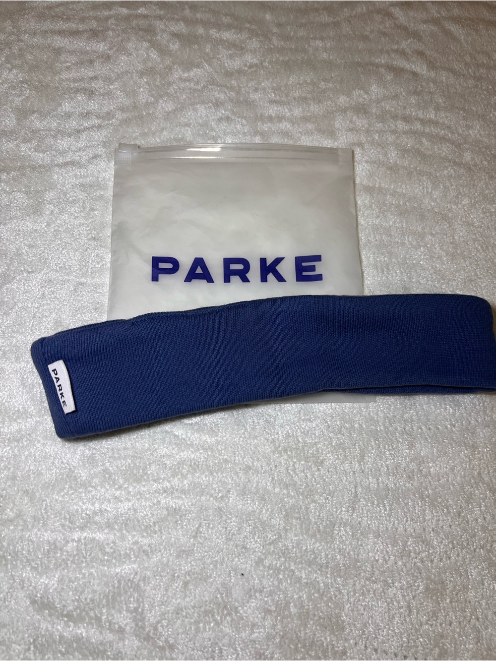 PARKE Women's Navy Headband - Soft Stretch Knit